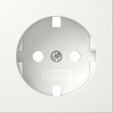 GIRA Systeem 55 Centraalplaat Wandcontactdoos Zuiver wit 492003