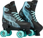 RAVEN Serena verstelbare rolschaatsen zwart/mint maat 35-38