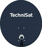 TechniSat TECHNITENNE 70 - Schotelantenne voor 4 abonnees (70 cm digitaal satellietsysteem, complete antenneset met mastvoet en Quattro-Switch-LNB) antraciet