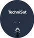 TechniSat TECHNITENNE 70 - Schotelantenne voor 4 abonnees (70 cm digitaal satellietsysteem, complete antenneset met mastvoet en Quattro-Switch-LNB) antraciet