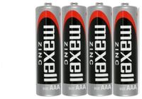 Maxell Pile Micro Type : AAA • R03 • Zn (Zinc) 4 Pièces [18711-4]
