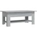 Sonoma Table Basse Table De Salon Table De Café Sonoma Gris 102x55x42 cm Bois d'ingénierie