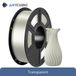 PLA-filament - Filament pour imprimantes 3D - 1,75 mm - Bobine de 3 kg - Adapté aux imprimantes 3D FDM - Transparent