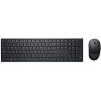 Dell Pro KM5221W - Toetsenbord en muis set - draadloos - 2.4 GHz - QWERTY - Oekraïens - zwart - met 3 years NBD Advance Exchange