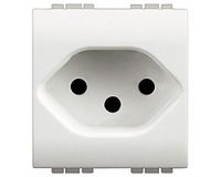 Legrand N4164/13 LL stopcontact Zwitserland, wit