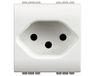 Legrand N4164/13 LL stopcontact Zwitserland, wit