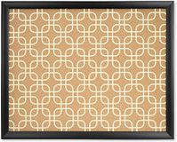 U Brands Kurk Bulletin Board, 16 x 20 inch, zwart houten frame, Fashion Design Print (305U00-01)