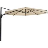 Lesli Living Zweefparasol Virgo - Ecru - Ø3,5 Meter