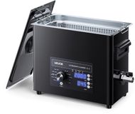 VEVOR Ultrasone Reiniger, Professioneel Ultrasoon Reinigingsapparaat met Draaiknopbediening, 6 Liter Inhoud, Reinigingsapparaat met Mandje en Reinigingsbal, Ultrasone Reiniger voor Horloges, Scheermesjes, Sieraden en Munten.