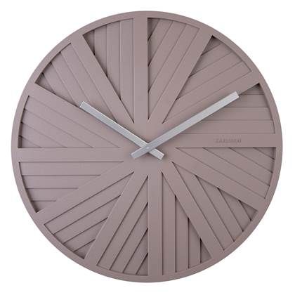 Karlsson Slides - Wandklok - Grijs