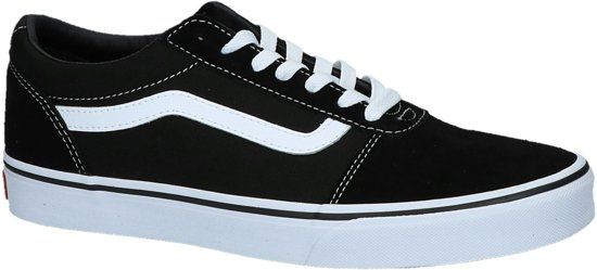 Vans Ward Skate laag Heren Maat 47 Zwart/Zwart Black/White