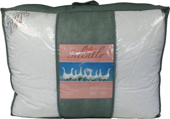 Silently Ganzen Dons 4-seizoenen Dekbed - 240x220 cm - Lits-jumeaux - Wit