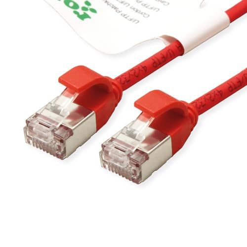 ROLINE GREEN 21.44.3315 netwerkkabel Rood 2 m Cat6a U/FTP (STP) Rond