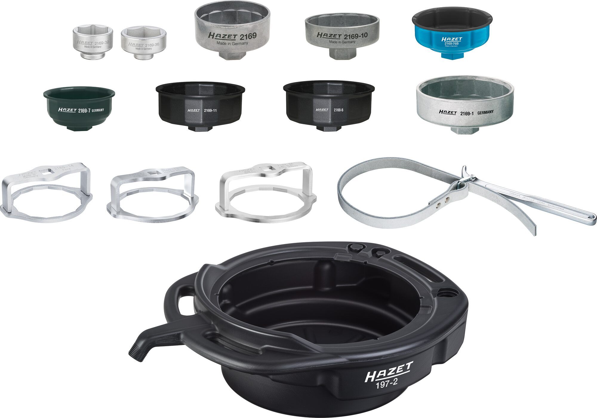 HAZET Oliefiltersleutelset 2169/14