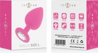 INTENSE ANAL TOYS Intense Shelki L Plug Anal Hot Pink