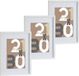 Arte r 3x stuks houten fotolijst - wit - 30 x 40 cm