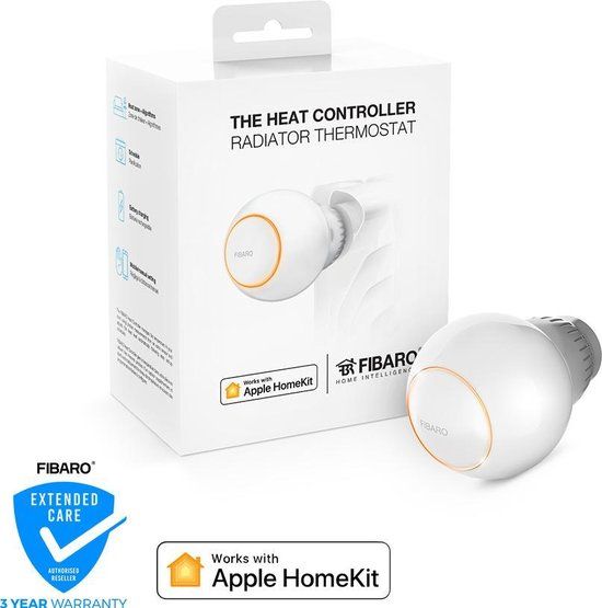 FIBARO The Heat Controller - Thermostaatkraan - Wit - Werkt met Apple HomeKit