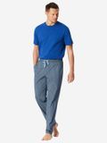 Schiesser Pyjamabroek Jersey Blauw met Printje
