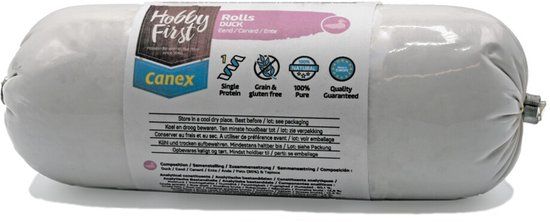 HobbyFirst Canex High Protein Roll Eend - 400 gr