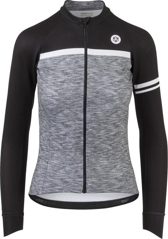 AGU Blend Jersey LS Essential Fietsshirt - Dames - Maat S - Grijs