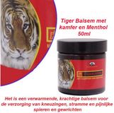 Pullach Hof 4-Potten Tiger Balsem met Kamfer en Menthol 50ml