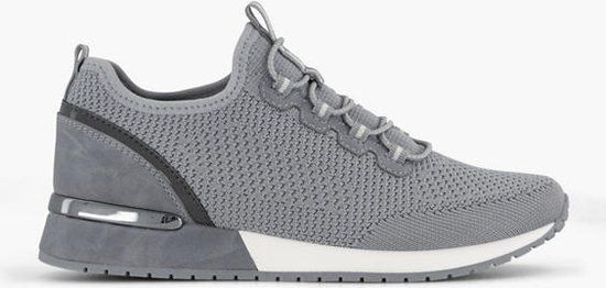 Graceland Grijze instap sneaker - Maat 39