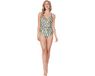 Pastunette Wild Eden Tankini Soft cups Groen/Wit Maat 44