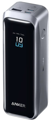 Anker Prime Power Bank 20100mAh - 220W - 3 Poorten - Zwart