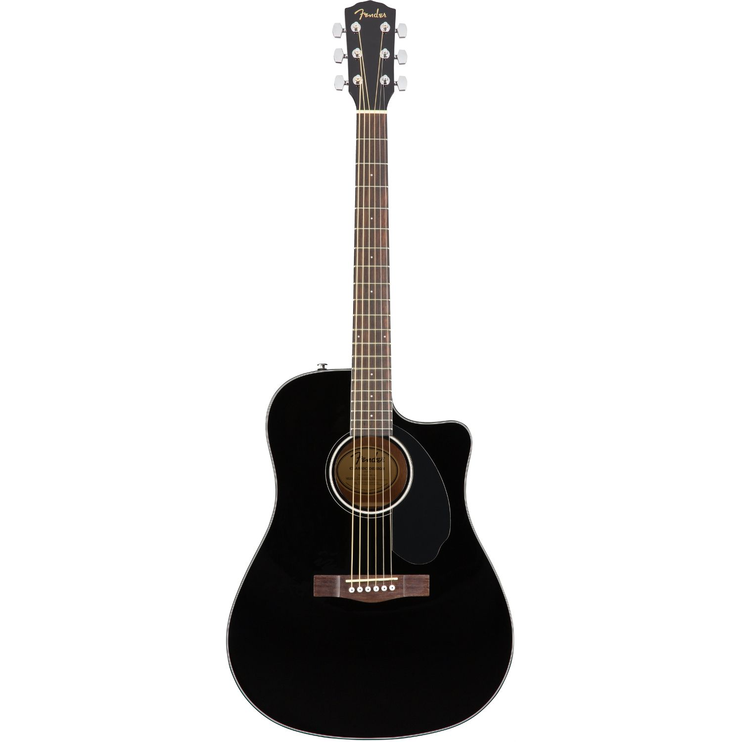 Fender Classic Design CD-60SCE Black - Acoustic Guitar