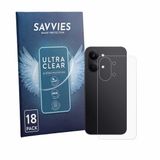 Savvies Screenprotector voor Xiaomi Poco X8 Pro Max (Achterkant) - Folie Beschermfolie Transparant 18 Stuks