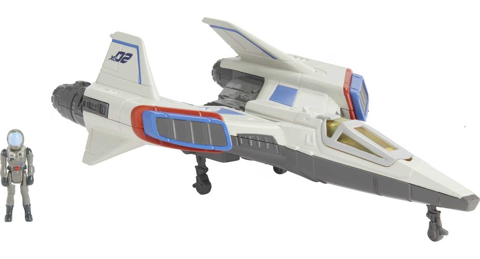 Mattel Disney Pixar Lightyear Hyperspeed Series XL-02 Ruimteschip met Buzz Figuur