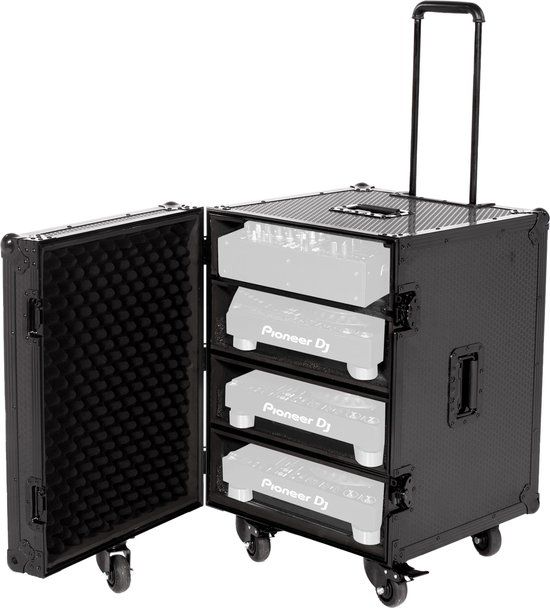 UDG Ultimate Flightcase 4 CDJ / Mixer, black Plus (U91101BL) - DJ-case set