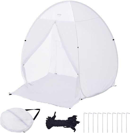Vevor Spuitcabine Spuitverf Beschermende Tent Pop-Up 1524 x 1524 x 1778mm