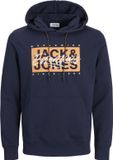 JACK&JONES JJCOLTON SWEAT HOOD Pull homme - Sky Captain