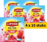 Lipton Ice Tea Hibiscus & Raspberry - 40 Piramide Theezakjes