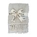 Janzen Plaid bouclé uni blanc cassé-naturel, 130x170 cm