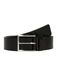 HUGO Leren Riem Giaspo Sz40 Belt W110 Black Zwart