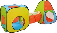 LittleTom Ballenbad Speeltent Set 260x90x100cm - Popup Speelhuisje Kindertent Tunnel - Kleurrijke