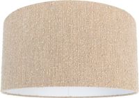 QAZQA Moderne Lampenkap - Boucle - Beige