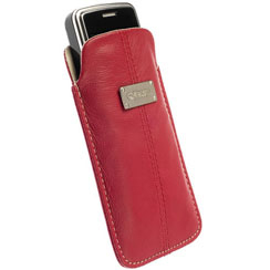 Krusell Luna Mobile Pouch rood / LG BL20, LG GB102, LG GB220, LG GW525, LG KC780, LG KS660, LG Xenon Gr500, Motorola W181, Nokia 1661, Nokia 1662, Nokia 1680 Classic, Nokia 2323, Nokia 2330, Nokia 2600 Classic, Nokia 2630, Nokia 2700 Classic, Nokia 2730 Classic, Nokia 3600 Slide, 