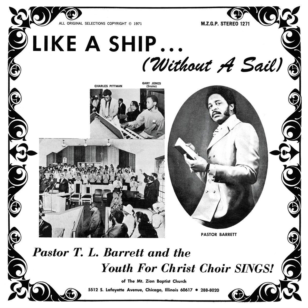 Konkurrent Pastor T.L. Barrett & The Youth For Christ Choir - Like A Ship (Without A Sail) (2 LP) (Coloured Vinyl)