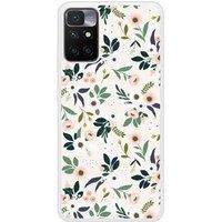Xiaomi Redmi 10 Flowers Verstevigd hoesje met sublimatie bedrukking