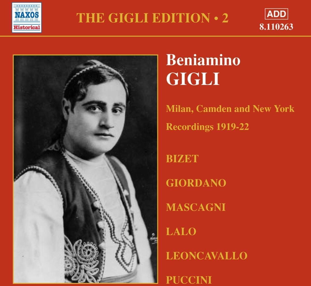 OUTHERE Gigli Edition Vol.2: The Milan - Muziek - 0636943126325