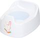 Plastic Forte pot de propreté pour bébé/enfant blanc avec imprimé animal 27 cm - Entraînement à la propreté - Pot de bébé