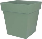 EDA Bloempot Tuscany Groen Plastic Vierkant 50 cm