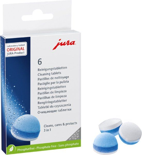 Jura - 2 in 1 Reinigingstabletten - 6 stuks - 7610917695034