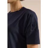 cecil Shirt met aflopende schouders en knopen