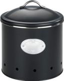Wenko Pot de stockage avec trous 4,0 l noir