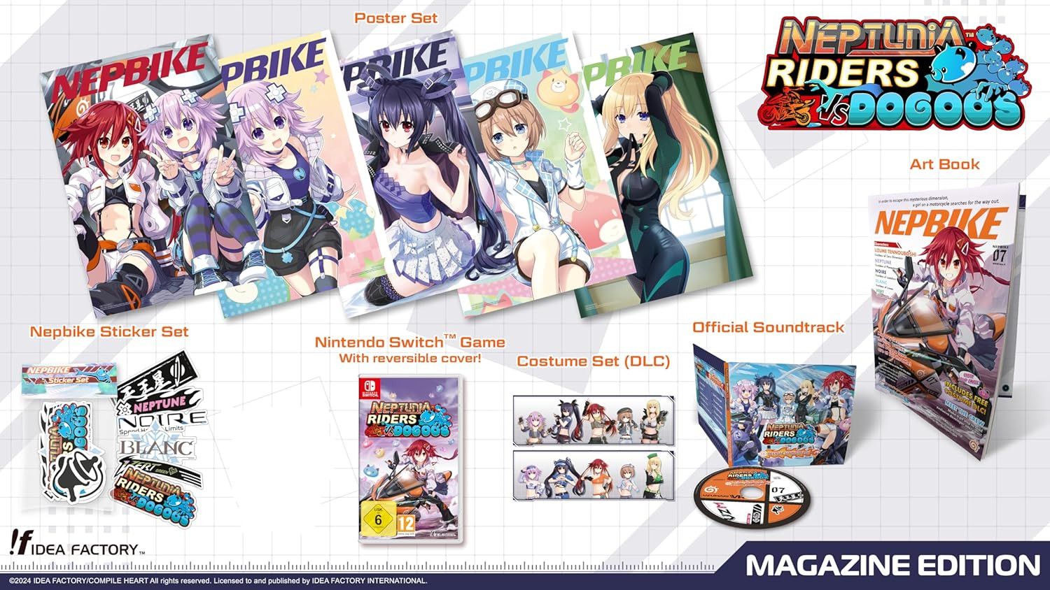 Neptunia Riders VS Dogoos - Magazine Edition (Nintendo Switch)