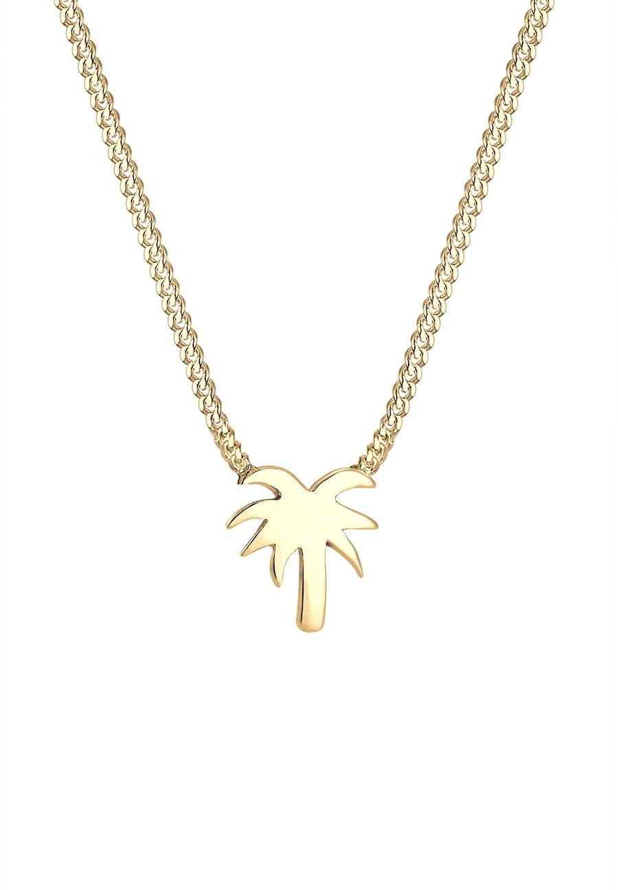 Elli Elli Halsketting Dames Palmboom Boho Beach in 925 Sterling Zilver
